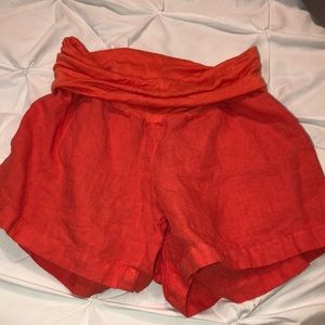 Linen shorts